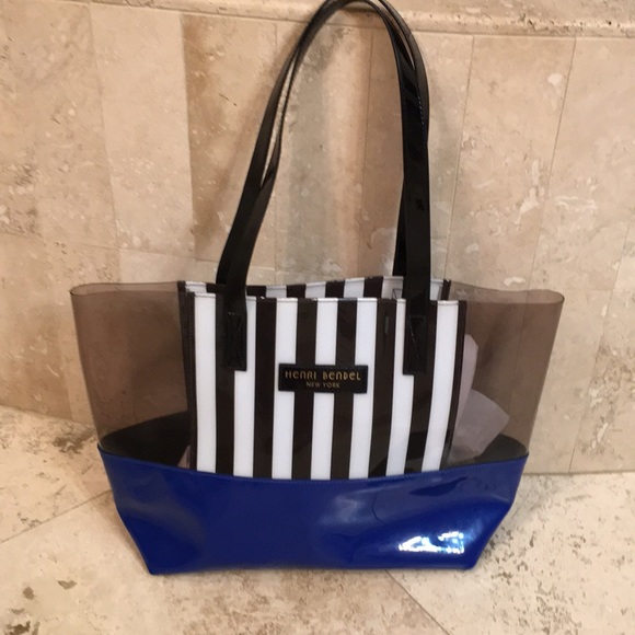Henri bendel clear tote Clearance